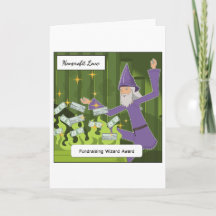 Icke-vinstdrivande finansierare - tackkort