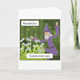 Icke-vinstdrivande finansierare - tackkort kort