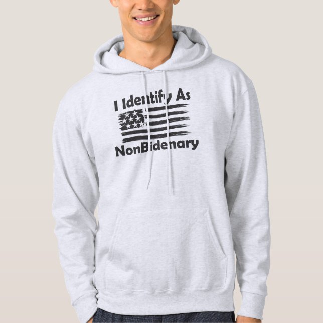 IckeBidenary Hoodie (Framsida)