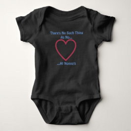Ickest T-Shirt Baby One Piece för Nonnas kille