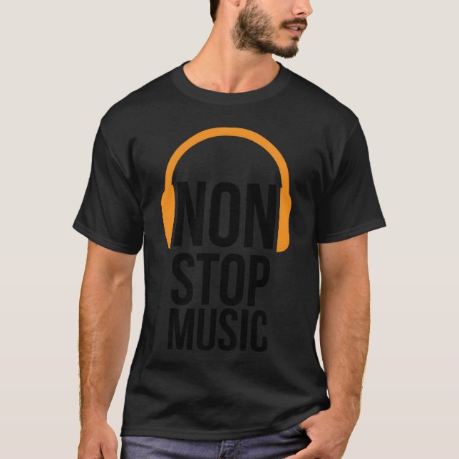 IckeStop Music 70s-återcirkel T Shirt (Framsida)