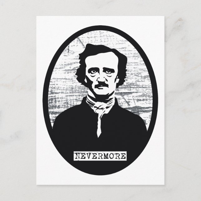 Ickmore Edgar Allan Poe Vykort (Framsida)