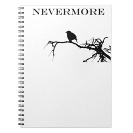 Ickmore Raven Dikt Edgar Allan Poe Quote Anteckningsbok