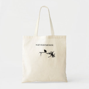 Ickmore Raven Dikt Edgar Allan Poe Quote Tygkasse
