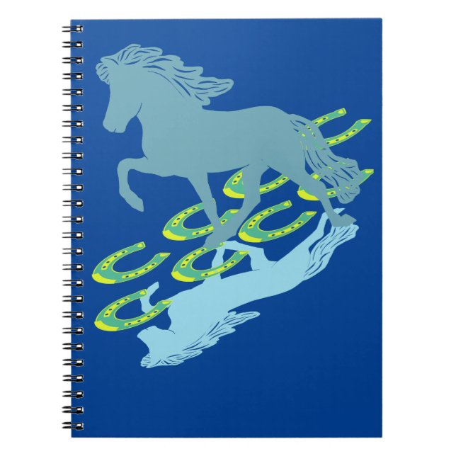 Iclandic Horse med Tölt Anteckningsbok (Framsidan)