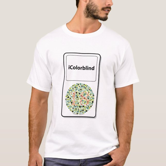 iColorblindT-tröja från det Colorblind laget Tee Shirt (Framsida)
