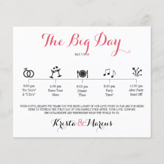 Icon Bröllop Itinerary - Destination Wedding