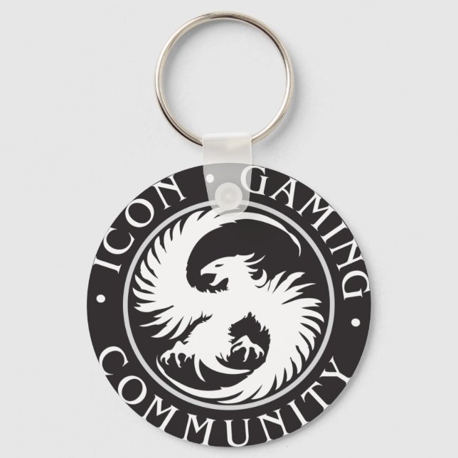 ICON GAMIING KEYCHAIN NYCKELRING (Framsida)
