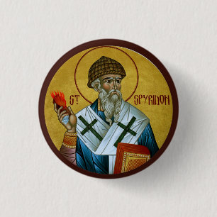 Icon-knapp för Saint Spyridon Knapp