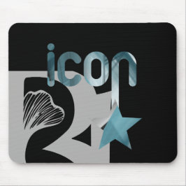 ICON Mousepad Trend Abstrakt Art Blue Ocean Musmatta