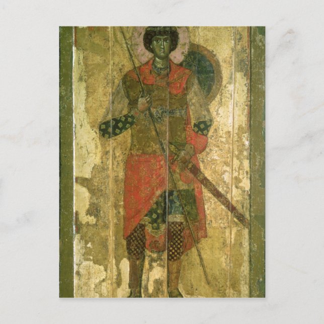 Icon of St. George, 1130-50 Vykort (Framsida)