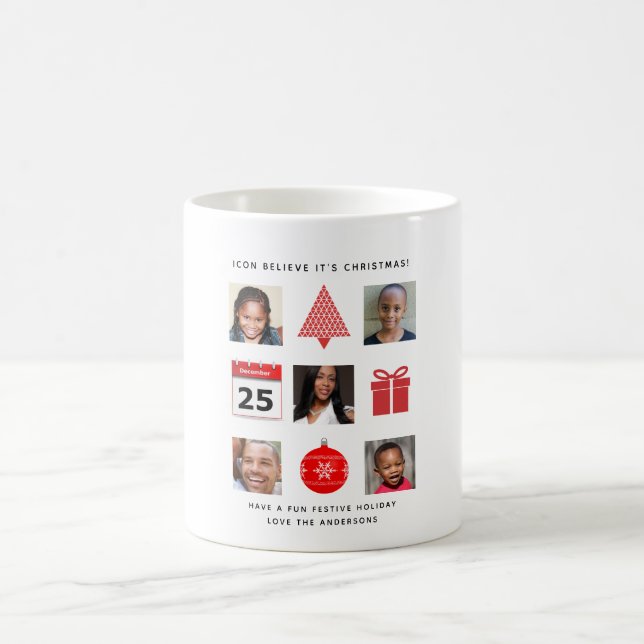 ICON PHOTO COLLAGE Keepsakmodern Kaffemugg (Center)