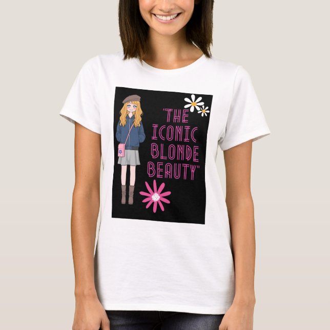 ICONEC BLONDE BEAUTY T SHIRT (Framsida)