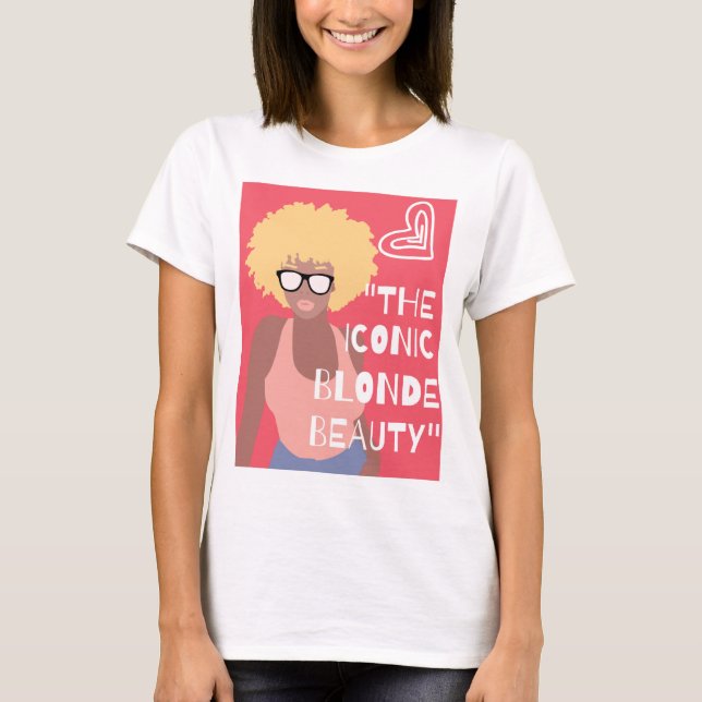 ICONEC BLONDE BEAUTY T SHIRT (Framsida)