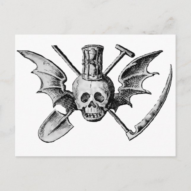 Icones Mortis (detaljer) Vykort (Framsida)