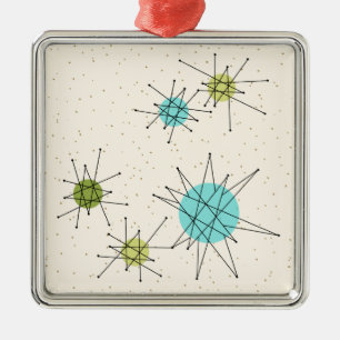 Iconic atom- Starbursts julprydnad Julgransprydnad Metall