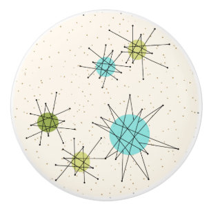 Iconic atom- Starbursts keramiskt handtag