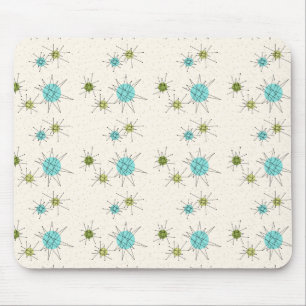 Iconic atom- Starbursts Mousepad Musmatta