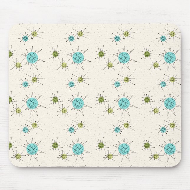 Iconic atom- Starbursts Mousepad Musmatta (Framsidan)