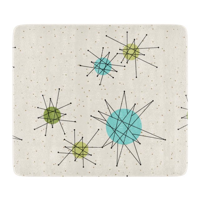 Iconic atom- Starbursts skärbräda (Framsidan)