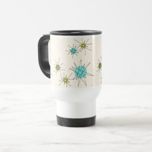 Iconic Atomic Starbursts Travel Commuter Mugg