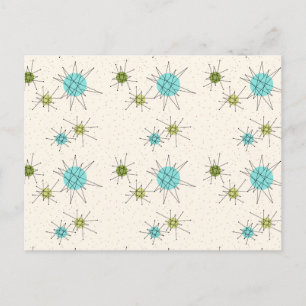 Iconic Atomic Starbursts vykort