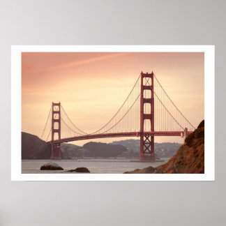 Iconic Bridge Golden Grind San Francisco Kaliforni Poster