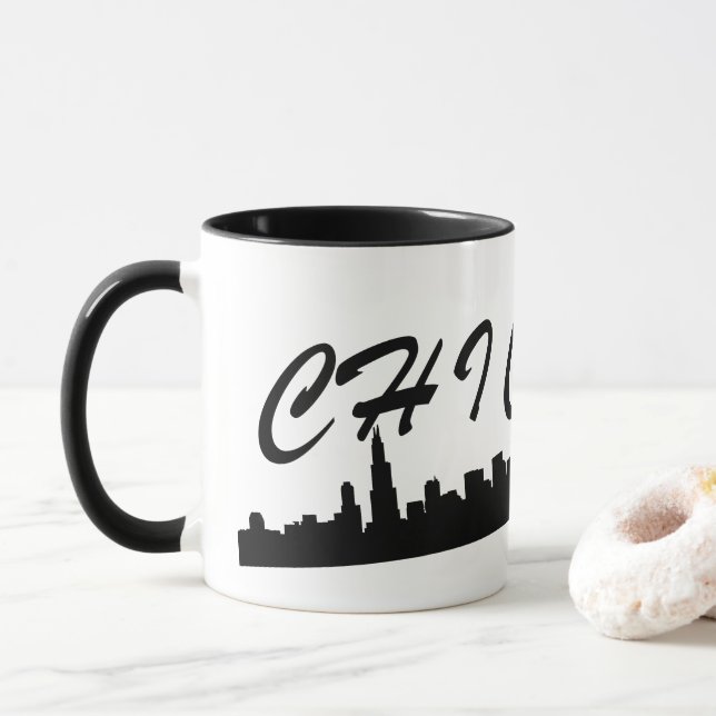 Iconic Chicago City Skyline Mugg (Med munk)