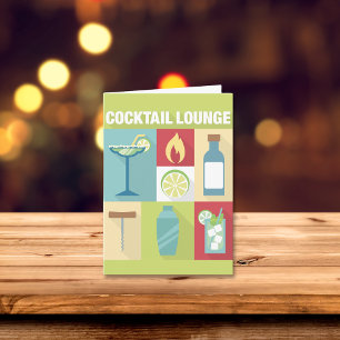 Iconic designat för yrkesmässig Bartender Kort
