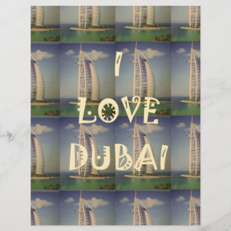 Iconic Dubai: "I Kärlek Dubai" Vector Graphic desi Brevhuvud