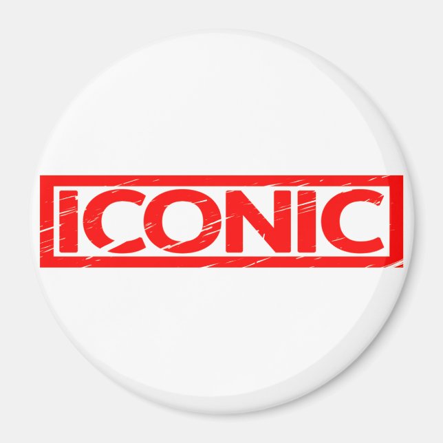 Iconic Frimärke Magnet (Framsidan)