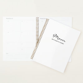 Iconic Fun Witty Cool Mom Minimalist Planner