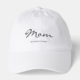 Iconic Fun Witty Cool Mom Plain Hat Cap Keps