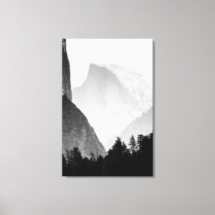 Iconic halv dal för kupolstenansikte   Yosemite Canvastryck