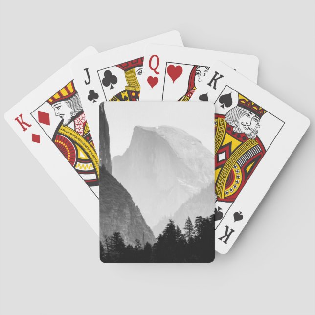 Iconic halv dal för kupolstenansikte | Yosemite Casinokort (Baksidan)