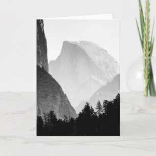 Iconic Halva Dome Sten Ansikte   Yosemite Valley Kort