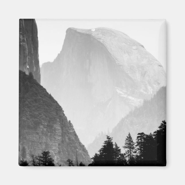 Iconic Halva Dome Sten Ansikte | Yosemite Valley Magnet (Framsidan)