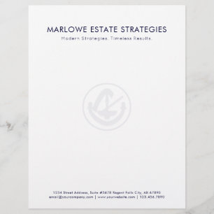 Iconic Legal Business Letterhead Brevhuvud