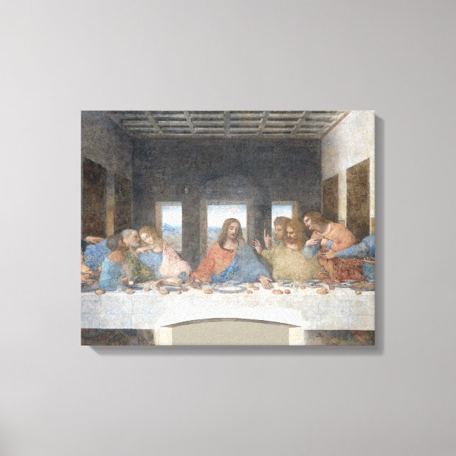Iconic Leonardo da Vinci, den sista leverantören Canvastryck (Framsida)