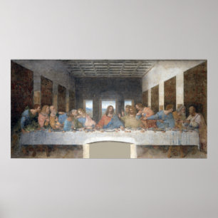 Iconic Leonardo da Vinci, den sista leverantören Poster
