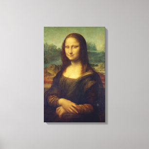 Iconic Leonardo Da Vinci Mona Lisa Canvastryck