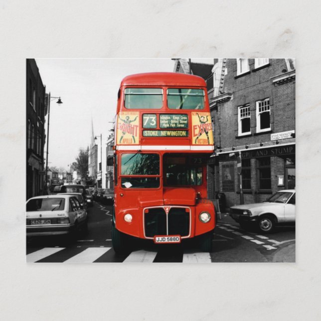 Iconic London Buss vykort (Framsida)