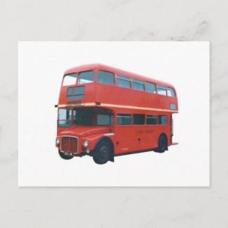 Iconic London röd buss Poscard Vykort