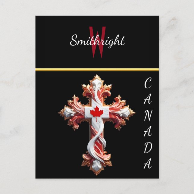 Iconic Maple Elegance Vykort (Framsida)