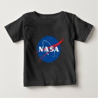Iconic NASA Baby Eclipse Black T-Shirt