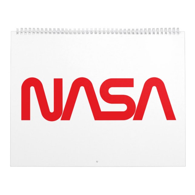 Iconic NASA Circa Calendar (Rocket White) Kalender (Omslag)