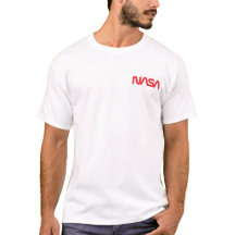Iconic NASA Circa Cotton T-Shirt (Rocket White)