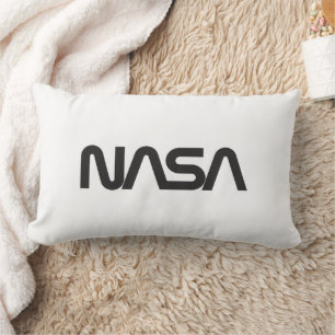 Iconic NASA Circa Rocket White Klass A Cotton Lumbarkudde