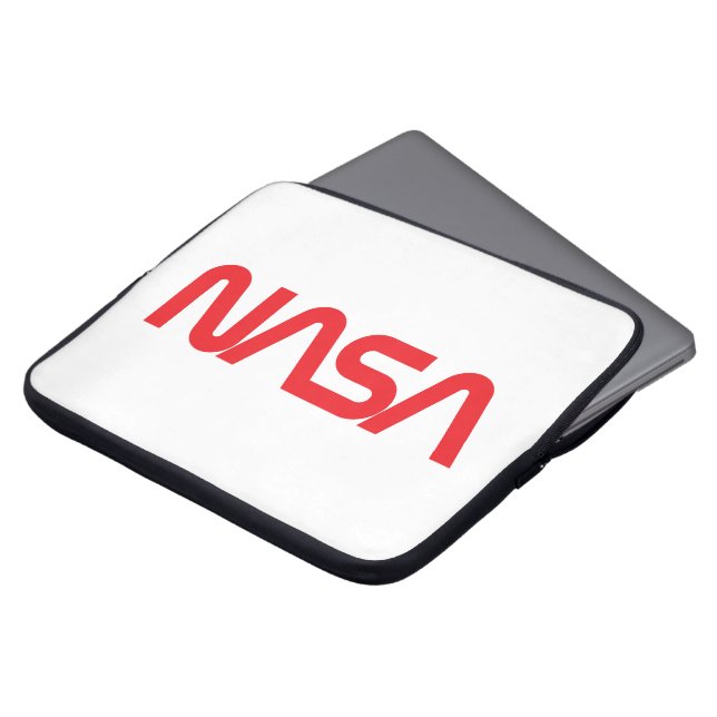Iconic NASA Circa Rocket White Laptop Fodral (Framsida topp)