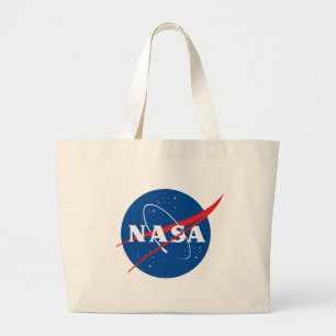 Iconic NASA Cotton XL Tote Bag (Pluto Cream) Jumbo Tygkasse